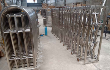 Cổng xếp tự động - Thiết kế thông minh, vận hành dễ dàng