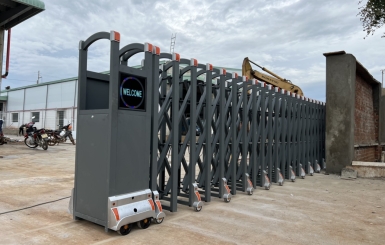 Đột phá công nghệ an ninh bằng cổng xếp điện