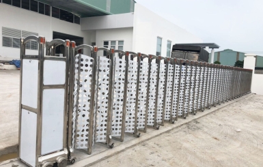 Dịch vụ cung cấp và lắp đặt cổng xếp tự động uy tín, giá rẻ