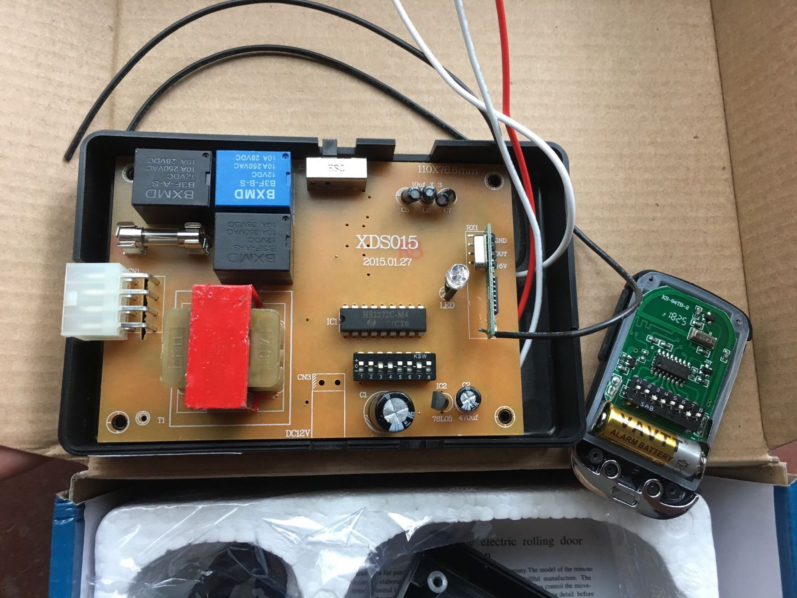 Sửa remote cửa cuốn